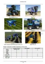 Photo 2 - New Holland 9080N Service Manual Grape Harvester 51697769