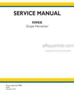Photo 4 - New Holland 9090X Tier 4B Service Manual Grape Harvester 51617596