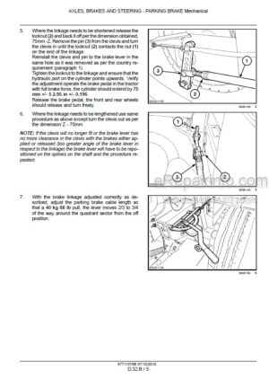Photo 3 - New Holland BR6090 Combi Service Manual Round Baler 87711078B