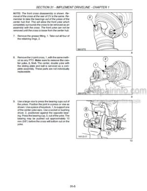 Photo 8 - New Holland 8N Boomer Service Manual Tractor 84307374