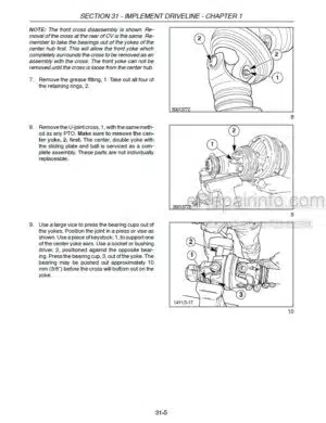 Photo 8 - New Holland 8N Boomer Service Manual Tractor 84307374