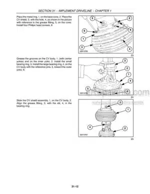 Photo 7 - New Holland 8N Boomer Service Manual Tractor 84307374