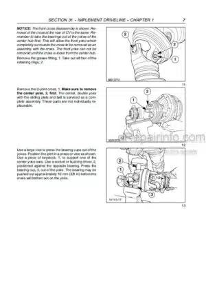 Photo 11 - New Holland BR7060 BR7070 Service Manual Round Baler 84275654