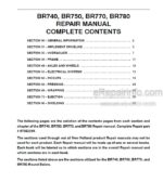 Photo 4 - New Holland BR740 BR750 BR770 BR780 Repair Manual Round Baler 87352298