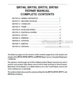 Photo 4 - New Holland BR740 BR750 BR770 BR780 Repair Manual Round Baler 87352298