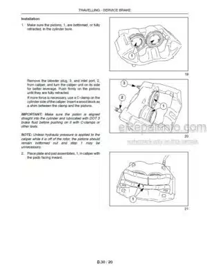 Photo 7 - New Holland BW28 BW38 Repair Manual Bale Wagon 87693295