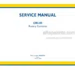Photo 4 - New Holland CR5.85 Service Manual Rotary Combine 48040954