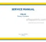 Photo 5 - New Holland CR6.80 Service Manual Rotary Combine 48040928