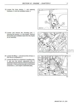 Photo 7 - New Holland E135BSR Service Manual Hydraulic Excavator 84396007A
