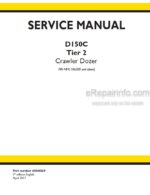 Photo 4 - New Holland D150C Tier 2 Service Manual Crawler Dozer 48048569