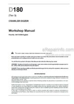 Photo 4 - New Holland D180 Tier 3 Workshop Manual Crawler Dozer 84151290
