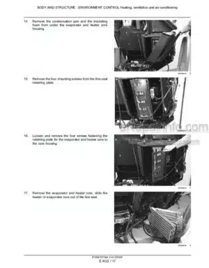 Photo 11 - New Holland D75 D85 D95 Repair Manual Dozer 87364107NA