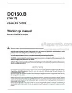 Photo 5 - New Holland DC150.B Tier 2 Workshop Manual Crawler Dozer 6036708100