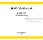 Photo 4 - New Holland E145C EVO Tier 3 Service Manual Crawler Excavator 48034213
