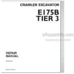 Photo 4 - New Holland E175B Repair Manual Crawler Excavator 87634783NA
