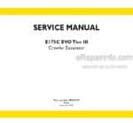 Photo 4 - New Holland E175C EVO Tier 3 Service Manual Crawler Excavator 48044247