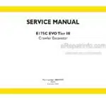 Photo 4 - New Holland E175C EVO Tier 3 Service Manual Crawler Excavator 48044247