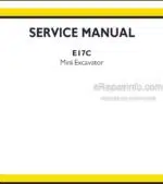 Photo 4 - New Holland E17C Service Manual Mini Excavator