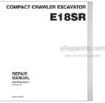 Photo 5 - New Holland E18SR Repair Manual Compact Crawler Excavator 87630256NA