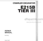 Photo 5 - New Holland E215B Tier III Service Manual Crawler Excavator 87612178NA