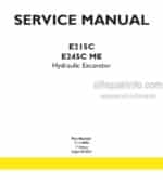 Photo 4 - New Holland E215C E245CME Service Manual Hydraulic Excavator 71114552