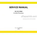 Photo 5 - New Holland E215C EVO Tier 3 Service Manual Crawler Excavator 48034215