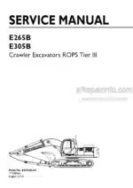 Photo 4 - New Holland E235B E305B ROPS Tier III Service Manual Crawler Excavator 84392423A