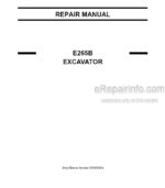 Photo 4 - New Holland E235B Repair Manual Excavator 87495895A