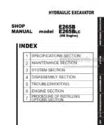 Photo 5 - New Holland E265B E265BLC HS Engine Shop Manual Hydraulic Excavator