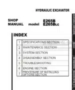 Photo 5 - New Holland E265B E265BLC Shop Manual Hydraulic Excavator
