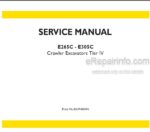 Photo 5 - New Holland E265C E305C Tier IV Service Manual Crawler Excavator 84394849A