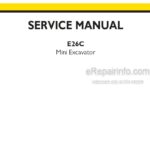 Photo 4 - New Holland E26C Service Manual Mini Excavator