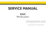 Photo 4 - New Holland E26C Tier IV Final Service Manual Mini Excavator
