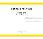 Photo 4 - New Holland E305C EVO Tier 3 Service Manual Crawler Excavator 48034225