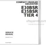 Photo 5 - New Holland E30BSR E35BSR Tier 4 Service Manual Compact Crawler Excavator S5PW0029E01EN-US
