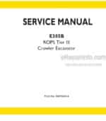Photo 5 - New Holland E385B ROPS Tier III Service Manual Crawler Excavator 84392431A