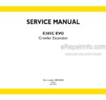 Photo 4 - New Holland E385C EVO Tier 3 Service Manual Crawler Excavator 48034228