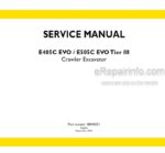Photo 4 - New Holland E485C EVO E505C EVO Tier 3 Service Manual Crawler Excavator 48044251