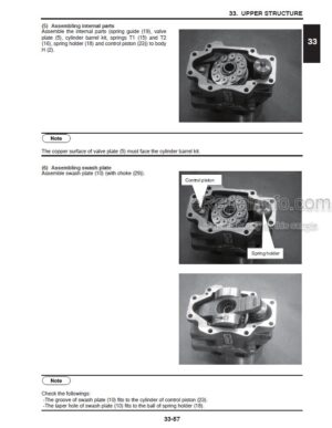 Photo 4 - New Holland E55BX Tier 4 Service Manual Compact Hydraulic Excavator S5HS0013E01