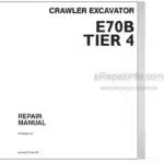 Photo 4 - New Holland E70B Tier 4 Repair Manual Crawler Excavator 87728508NA