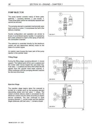 Photo 6 - New Holland FX30 FX40 FX50 FX60 Repair Manual And Electrical Supplement Manual Forage Harvester
