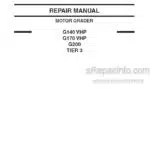 Photo 6 - New Holland G140VHP G170VHP G200 Tier 3 Repair Manual Motor Grader 75314490