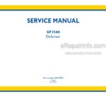 Photo 4 - New Holland SP3500 Tier 3 Service Manual Defensor 48149953