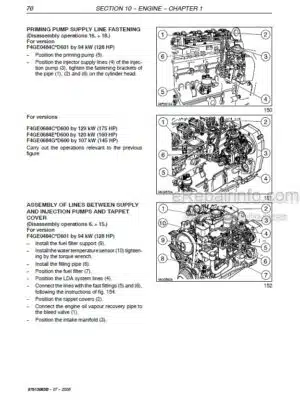 Photo 8 - New Holland U80B Tier 3 Repair Manual Loader Landscaper 87728505NA