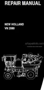 Photo 5 - New Holland VN2080 Repair Manual Grape Harvester 87613091A