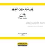 Photo 4 - New Holland W110D Stage IV Service Manual Wheel Loader 48083725