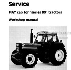 Photo 5 - Fiat Series 90 Workshop Manual Cab For Tractor 06910085