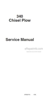 Photo 5 - Flexi Coil 340 Service Manual Chisel Plow 87053715
