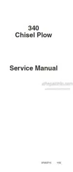 Photo 5 - Flexi Coil 340 Service Manual Chisel Plow 87053715