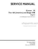 Photo 4 - CNH Cursor 10 Tier 4A Interim Stage IIIB Service Manual Engine 51421979